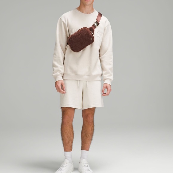 Lululemon Everywhere Belt Bag Large 2L $70 Fleece NWT NIP Brown Earth/Gold - Picture 3 of 6